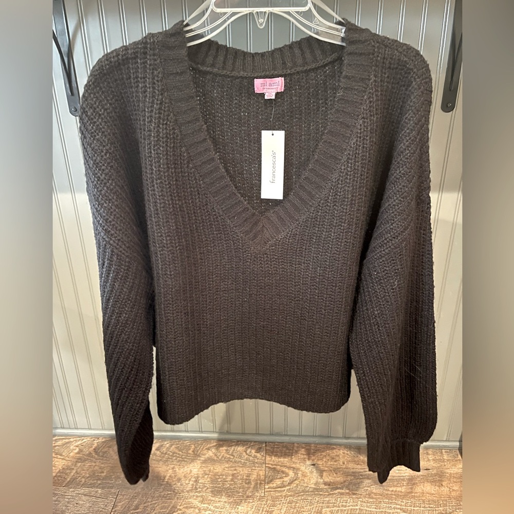 V-neck sweater